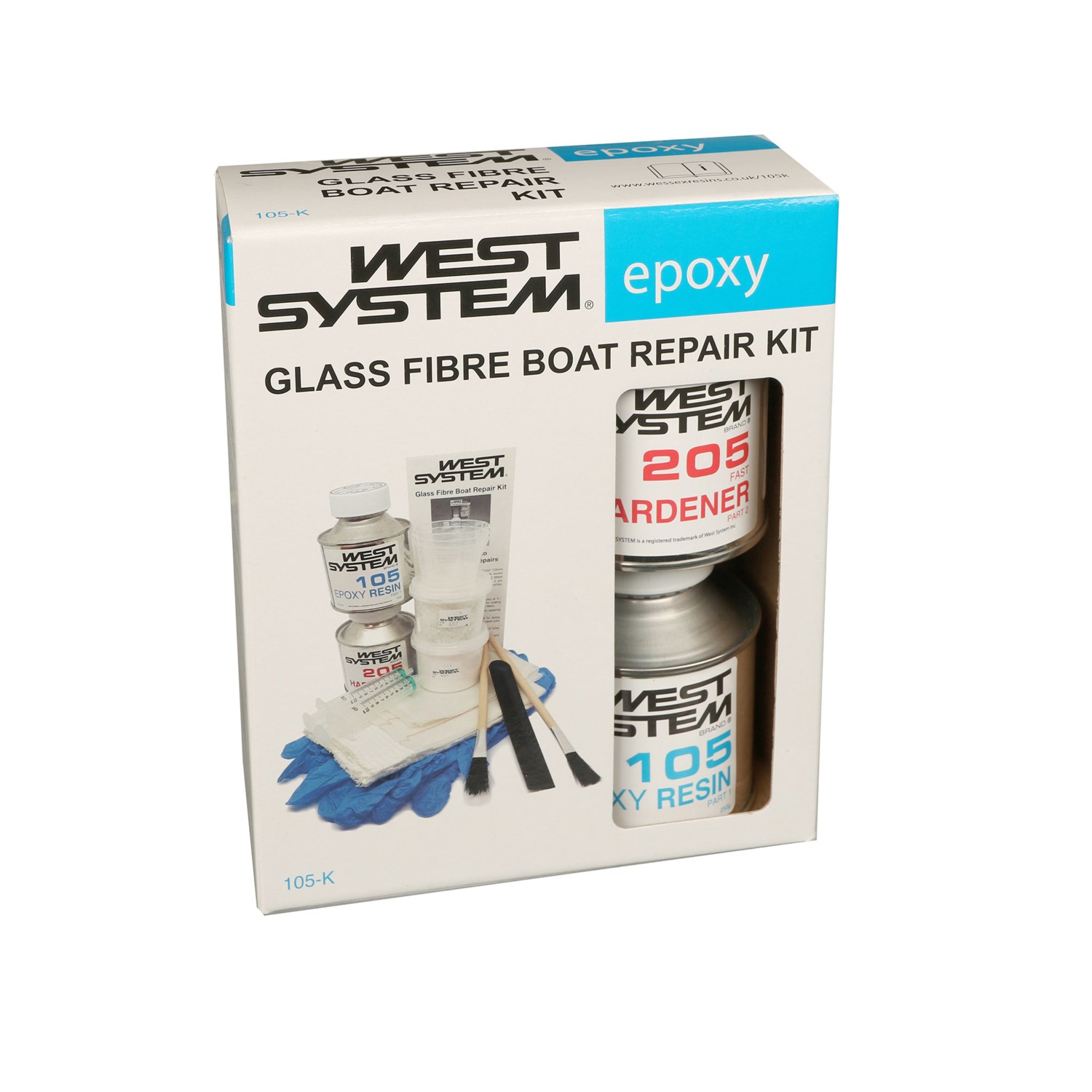 West System GFK ReparaturSet 105K